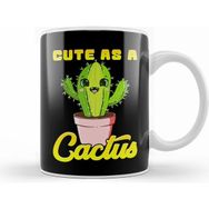 Humuts Kawaii Cute as a Cactus Adorable Succulent Cactus Lovers Beyaz Kupa