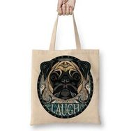 Humuts Laugh Pug Köpek Bez Çanta