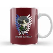 Humuts Levi Ackerman Attack on Titan Beyaz Kupa