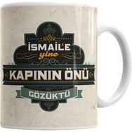 Humuts Leyla ile Mecnun İsmaile Yine Kapının Önü Gözüktü Beyaz Kupa