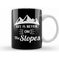 Humuts Life is Better on the Slopes Skiing Snowboarding Kupa