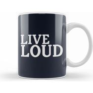 Humuts Live Loud Beyaz Kupa