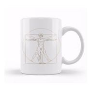 Humuts Louis Theroux Vitruvian Man Leonardo Da Vinci Kupa Bardak