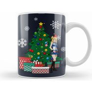 Humuts Lucy Heartfilia Around the Christmas Tree Fairy Tail Beyaz Porselen Kupa Bardak