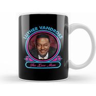 Humuts Luther Vandross the Love Man Beyaz Porselen Kupa Bardak