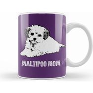 Humuts Maltipoo Mom Maltipoo Design 01 Beyaz Kupa