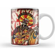 Humuts Mariachi Skull Beyaz Kupa
