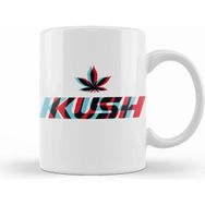 Humuts Marijuana Kush Hologram Beyaz Kupa