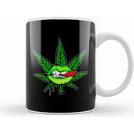 Humuts Marijuana Mouth Beyaz Kupa