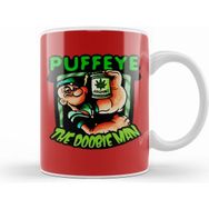 Humuts Marijuana Puffeye Beyaz Kupa
