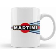 Humuts Martini Racing Curved Stripe Beyaz Kupa