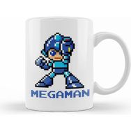 Humuts Megaman Pixel Character Beyaz Kupa