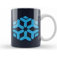 Humuts Mei Snowflake Overwatch Beyaz Porselen Kupa Bardak