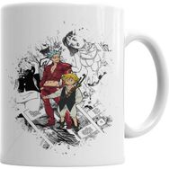 Humuts Meliodas Beyaz Porselen Kupa Bardak
