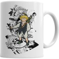 Humuts Meliodas E Elizabeth Beyaz Porselen Kupa Bardak
