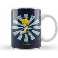 Humuts Meliodas Retro Japanese Seven Deadly Sins Beyaz Porselen Kupa Bardak