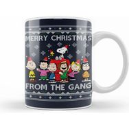 Humuts Merry Christmas From the Peanuts Gang Beyaz Porselen Kupa Bardak
