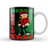 Humuts Merry Robloxmas Xmas Beyaz Porselen Kupa Bardak