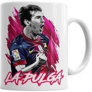Humuts Messi La Pulga Fifa 18 Beyaz Porselen Kupa Bardak