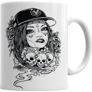 Humuts Mexico Los Mortos Beyaz Kupa