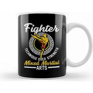 Humuts Mma Fighter Technique Over Strength Tasse Designed And Sold By Mixed Martial Arts Fighter Technique Over Strength Kupa Bardak