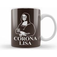 Humuts Mona Lisa Virus Pun Kupa Bardak