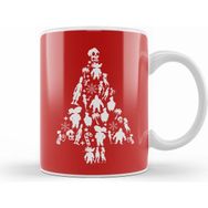 Humuts Monkey Island Christmas Tree Silhouette Kupa Bardak