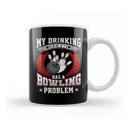 Humuts My Drinking Team Has A Bowling Problem Bowlers Pun Kupa