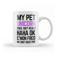 Humuts My Pet Unicorn Fred Kupa Bardak