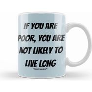 Humuts Nelson Mandela Quotes Art Gift Vintage Rretro Style Kupa