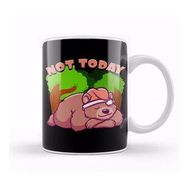 Humuts Nope Not Today Bear Cute Not Today Lazy Bear Sleepy Cub Napping Pun Kupa