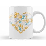 Humuts Ornamental Heart Aşk Kalp Kupa