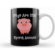 Humuts Pigs Are My Spirit Animal Cute Baby Pig Kupa Bardak