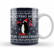 Humuts Pingu Nooting Home For Christmas Kupa Bardak