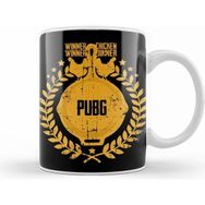 Humuts Player Unknown Battlegrounds Chicken Dinner Pan Crest Kupa Bardak