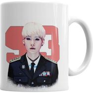 Humuts Porselen Beyaz Bts Suga Kupa Bardak