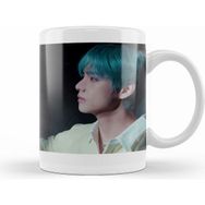 Humuts Porselen Beyaz Bts V Lights Kupa Bardak