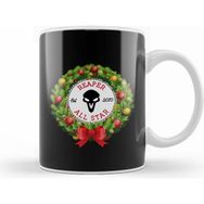 Humuts Porselen Beyaz Christmas All Star Overwatch Reaper Wreath Kupa Bardak