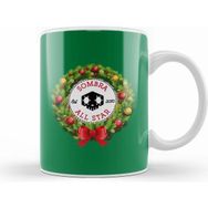 Humuts Porselen Beyaz Christmas All Star Overwatch Sombra Wreath Kupa Bardak