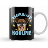 Humuts Porselen Beyaz Cute Funny Australian Koolpie Kelpie Dog Pun Kupa Bardak