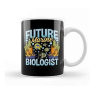 Humuts Porselen Beyaz Cute Funny Future Marine Biologist Biology Kupa Bardak