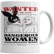 Humuts Porselen Beyaz Dangerous Women Kupa Bardak