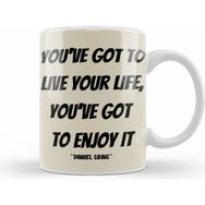 Humuts Porselen Beyaz Daniel Craig Quotes Gift Kupa Bardak