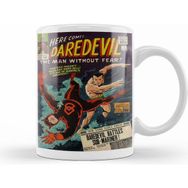 Humuts Porselen Beyaz Daredevil Kupa Bardak