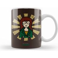 Humuts Porselen Beyaz Daria Retro Japanese Kupa Bardak