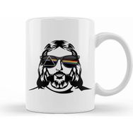 Humuts Porselen Beyaz Dark Side Of The Christ Kupa Bardak