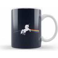 Humuts Porselen Beyaz Dark Side Of The Unicorn Pink Floyd Mix Kupa Bardak
