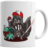 Humuts Porselen Beyaz Darth Ash Vader Kupa Bardak