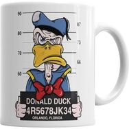 Humuts Porselen Beyaz Donald Duck Kupa Bardak