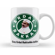 Humuts Porselen Beyaz Erdal Bakkal Kupa Bardak